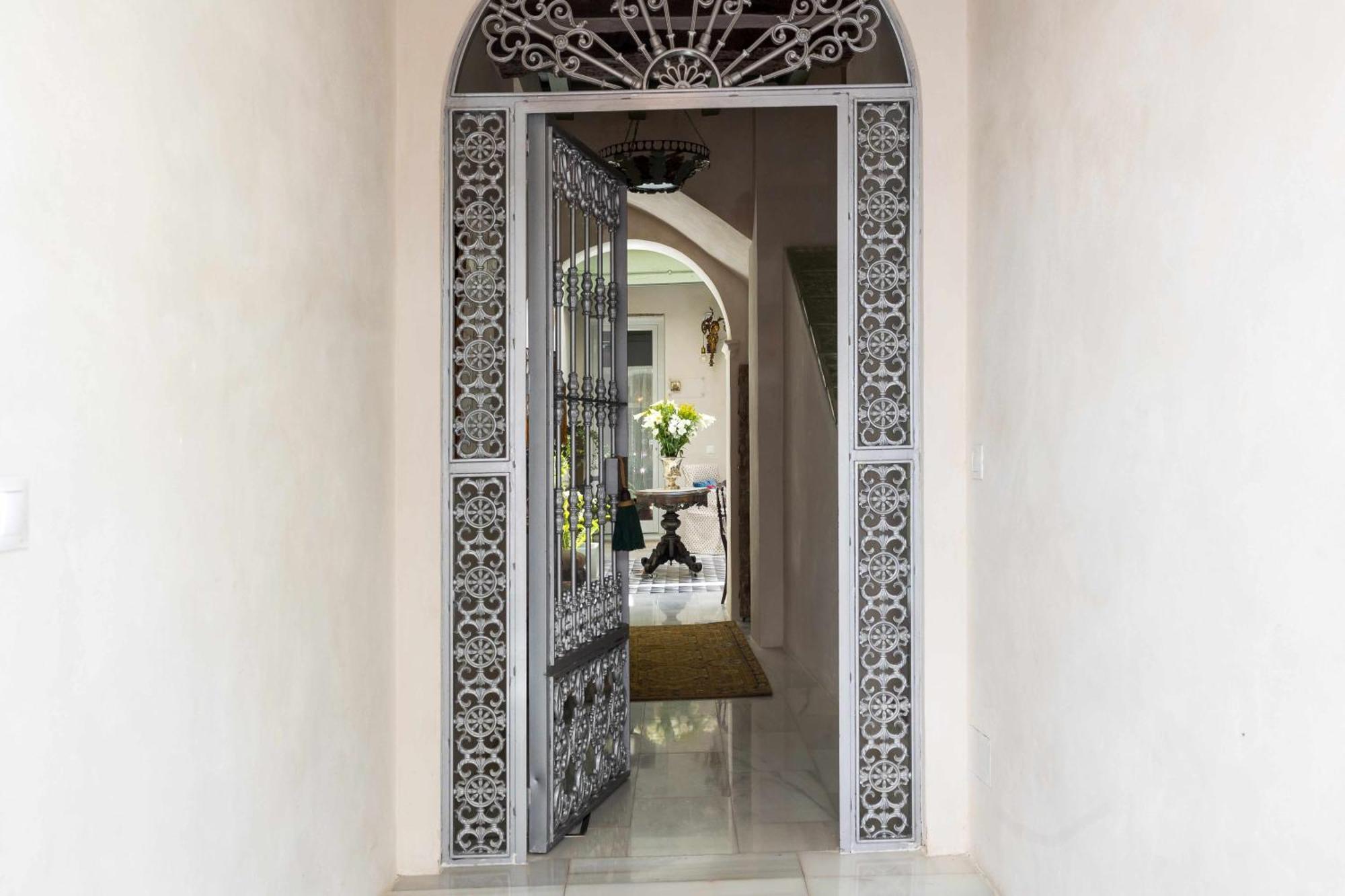 Casa Portus Gaditanus S XVIII Patio Andaluz El Puerto de Santa María Habitación foto