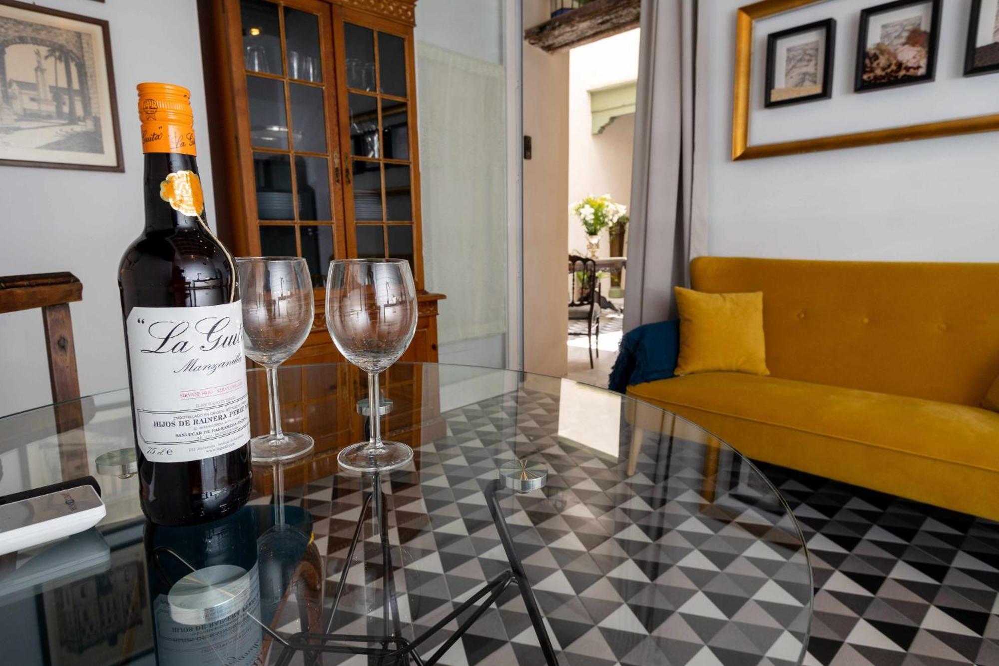 Casa Portus Gaditanus S XVIII Patio Andaluz El Puerto de Santa María Habitación foto